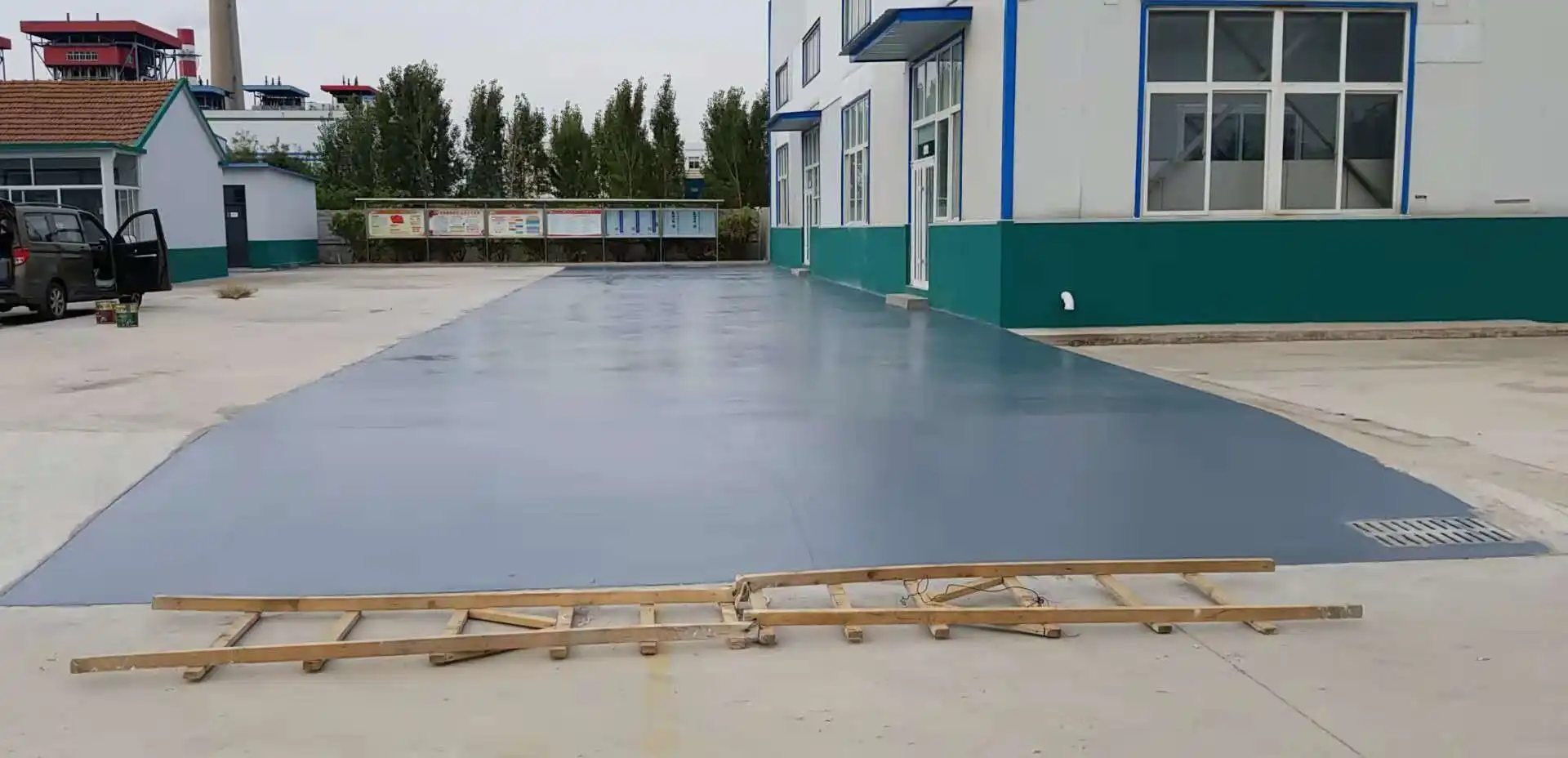 江北车间厂房地坪漆修补翻新